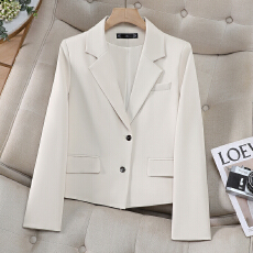 批发西装简约干练气质西装外套女春季新款休闲百搭OL通勤职业<b class='q'>小</b><b class='q'>西服</b>
