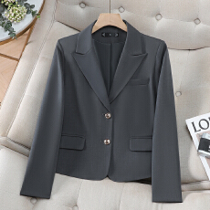 批发职业西装简约干练气质西装外套女春秋新款休闲百搭OL通勤<b class='q'>小</b><b class='q'>西服</b>