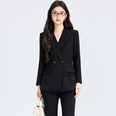 批发设计感高端西服外套女春秋新款时尚韩版气质高级感长袖西装套装