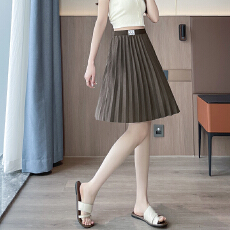 批发韩版休闲百搭短款<b class='q'>百褶</b>裙女春夏时尚简约女神范收腰显瘦OL半身裙