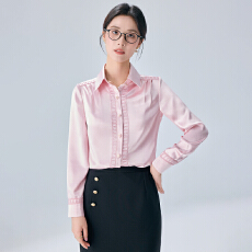 批发职业<b class='q'>时尚</b>气质长袖衬衫女春夏新款西装内搭打底外穿上衣名媛港式风
