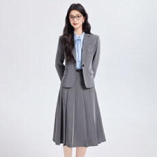 批发职业工作服西装外套女<b class='q'>春</b>季高级感简约艺考干练通勤长袖西服套装