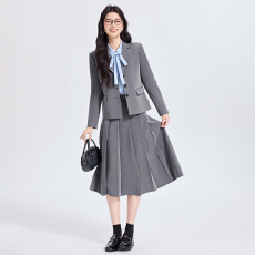 批发职业工作服西装外套女<b class='q'>春</b>季高级感简约艺考干练通勤长袖西服套装