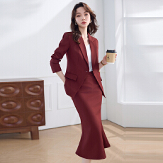 批发高端职业工作服西装外套<b class='q'>春</b>季新款修身显瘦正装面试服时尚西服套装