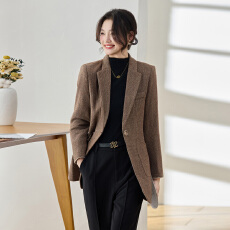 批发时尚西装外套女2026秋冬新款气质高级感<b class='q'>修身</b>小个子休闲女士小西服