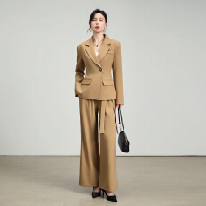 批发职业工作服<b class='q'>西装外套</b>女春秋高级感简约艺考干练通勤短款西服套装