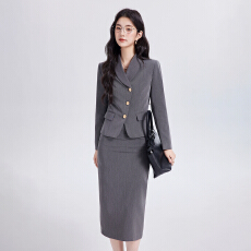 批发职场百搭办公西装套装女春秋新款休闲时尚气质正装长袖小西服外套