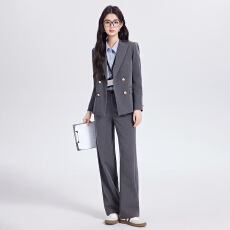批发职场<b class='q'>百搭</b>办公西装套装女春秋新款休闲时尚气质学生面试小西服外套