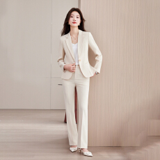 批发西装简约干练气质长袖西装套装春秋新款休闲女神范通勤小西服外套