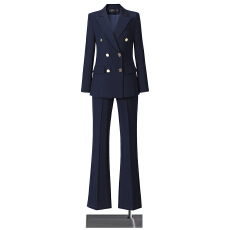 批发主持人上镜西装<b class='q'>外套</b>女正装春秋时尚<b class='q'>气质</b>新闻主播职业长袖西装套装