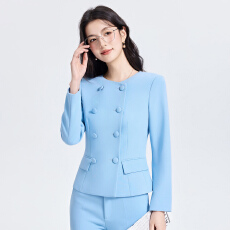 批发时尚小香风西装外套女<b class='q'>春</b>秋新款高级感气质名媛女神范艺考西服套装