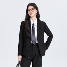 批发职业修身西装外套女秋季新款高级感气质通勤长袖干练OL小西服套装
