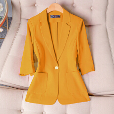 批发通勤职业装西服外套女春<b class='q'>夏</b>季新款修身显瘦气质简约干练七分袖西服
