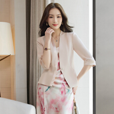 批发时尚女神范高端七分袖西装外套女2026夏季新款韩式名媛短款小西服