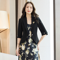 批发时尚女神范高端七分袖西装外套女2026夏季新款韩式名媛短款小西服