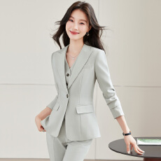 批发西装外套<b class='q'>女</b>2026秋冬新款高级感气质<b class='q'>职业</b>工服小西服外套小个子<b class='q'>套装</b>