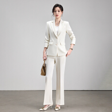 批发职业修身通勤西装外套女2026秋冬新款高级感休闲纯色气质西服套装
