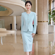 批发艺考主播西装外套女2026秋冬新款高级感气质职业<b class='q'>修身</b>小西服套裙