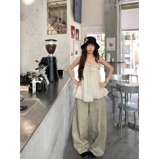 批发大码韩系甜美小清新碎花吊带<b class='q'>背心女</b>2026夏季新款纯欲辣妹修身上衣