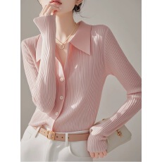 批发2025春秋新款百搭<b class='q'>时尚</b>上衣女<b class='q'>大码</b>女士长袖针织打底衫外穿毛衣女