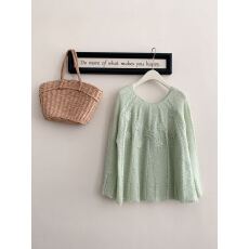 批发空气感<b class='q'>手工</b>钩花<b class='q'>毛衣</b>法式立体花朵长袖针织衫女装减龄显瘦上衣