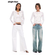 批发alright then 晕染感花卉印花绵羊毛短款修身针织<b class='q'>开衫</b>