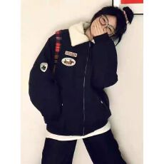 批发网图韩版摇粒绒棉服<b class='q'>女装</b>2025新款冬季爆款保暖<b class='q'>棉衣</b>夹克厚外套