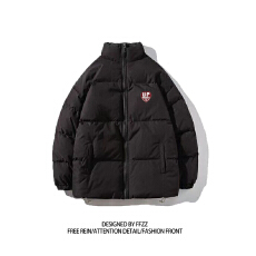 批发重磅克重 立领涂层手塞棉加厚下摆抽绳棉衣棉服 面包服女冬季新款
