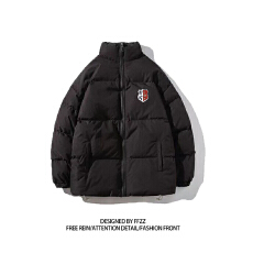 重磅克重 立领涂层手塞棉加厚下摆抽绳棉衣棉服 面包服女冬季新款