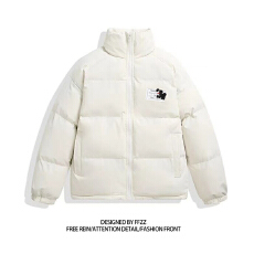 批发高质量 420克 河北秋冬新款加厚棉服韩版宽松纯色<b class='q'>棉衣</b>外套面包服