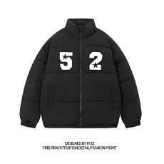 批发高质量 420克 河北秋冬新款加厚棉服韩版宽松纯色棉衣<b class='q'>外套</b>面包服