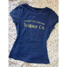 批发爆款 美式字母印花正肩短袖T恤女夏季修身显瘦短款y2k上衣