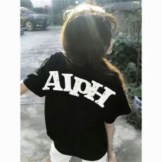 批发实价240克冰氧棉 凉感+原版绣花+内里压膜 刺绣<b class='q'>情侣</b><b class='q'>短袖</b>t恤