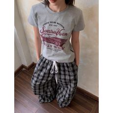 批发1*1纯棉 常规款】正肩常规<b class='q'>短袖</b> 高弹力新款夏季修身显瘦洋气上衣