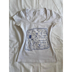 批发爆款 复古印花U领<b class='q'>短袖</b><b class='q'>t</b><b class='q'>恤</b>女夏季千禧辣妹正肩修身显瘦上衣