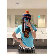 1*1纯棉 常规款正肩短袖 高弹力新款夏季修身显瘦洋气上衣