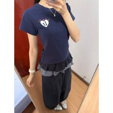 批发高品质220克40支奥代尔92%棉+8%氨纶】修身显瘦<b class='q'>短袖</b><b class='q'>t</b><b class='q'>恤</b><b class='q'>女</b>印花上衣