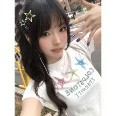 批发直播质量【40支230克92%棉+8%氨纶后包领 弹力修身】海星印花