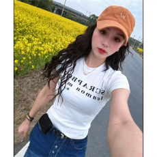 批发21支纯棉-210克（棉） 夏装短袖T恤女韩版<b class='q'>大码</b>宽松