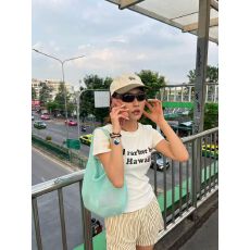 批发原版做法纯棉220克40支食毛+手感有弹力印花修身收腰短袖t恤女