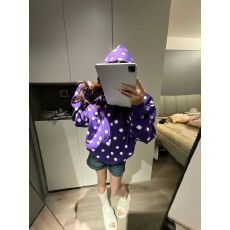 批发薄款 刺绣+ 后包领（纯棉华棉复合）卫衣女