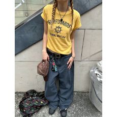 批发1*1<b class='q'>纯棉</b> 常规款】正肩常规短袖 高弹力新款夏季修身显瘦洋气上衣
