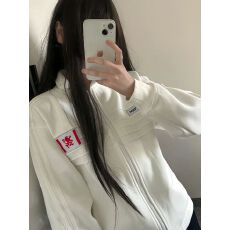 批发薄款#原版做工+后背毛巾绣【纯棉华棉复合】拉链<b class='q'>卫衣</b><b class='q'>男</b>女同款