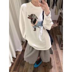 批发爆款【200克纯棉塞洛仿+拉肩包边+仿扣环】长袖<b class='q'>t</b>恤女