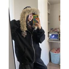 批发# 加绒【纯棉华棉复合】绣花，<b class='q'>卫衣</b>M-2XL