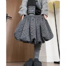 批发灰色高腰短裤女冬季2026<b class='q'>新款</b>显瘦阔腿a字打底外穿靴裤