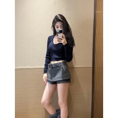 批发韩版chic冬季毛呢短<b class='q'>裤</b>a字包臀热<b class='q'>裤</b>假两件靴<b class='q'>裤</b>屁帘短裙<b class='q'>裤</b>半身裙