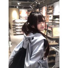 批发原版做工【纯棉华棉复合银狐绒420g】连帽刺绣开衫外套女