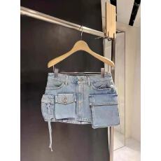 批发辣妹工装<b class='q'>牛仔</b>短裙女立体叠层口袋性感包臀<b class='q'>牛仔</b>半身裙潮