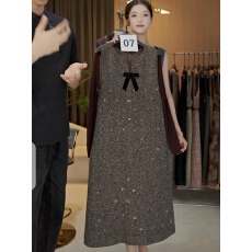 批发【宠粉价】秋冬新款无袖显瘦国风时尚宽松<b class='q'>连衣裙</b>W-A1508